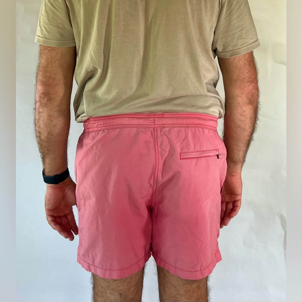 Pink Swim Shorts with Drawstring - Picture 3 of 4